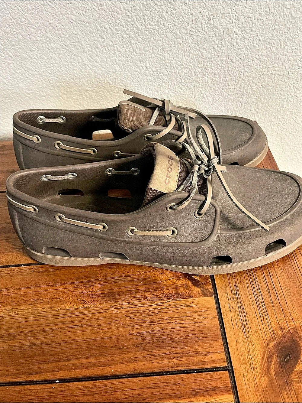 Crocs Kinsale 2.0 Lace Boat Shoes Brown US 13